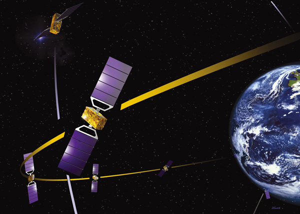 Galileo navigation satellites