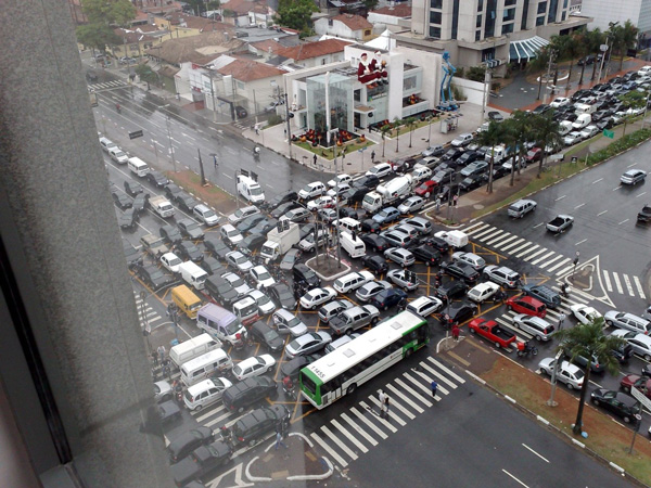 Traffic jams in Beijing