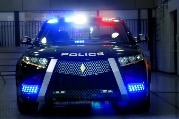 The car of law enforcements