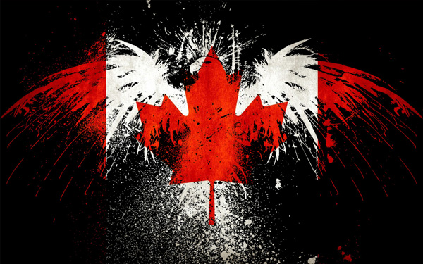 Eagle flag of Canada