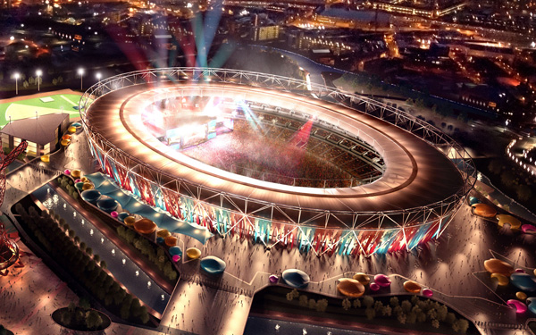 Central stadium of London 2012 Olympics