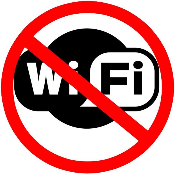 No Wi-Fi area