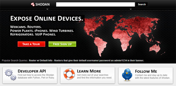 Shodan-Landing-Page